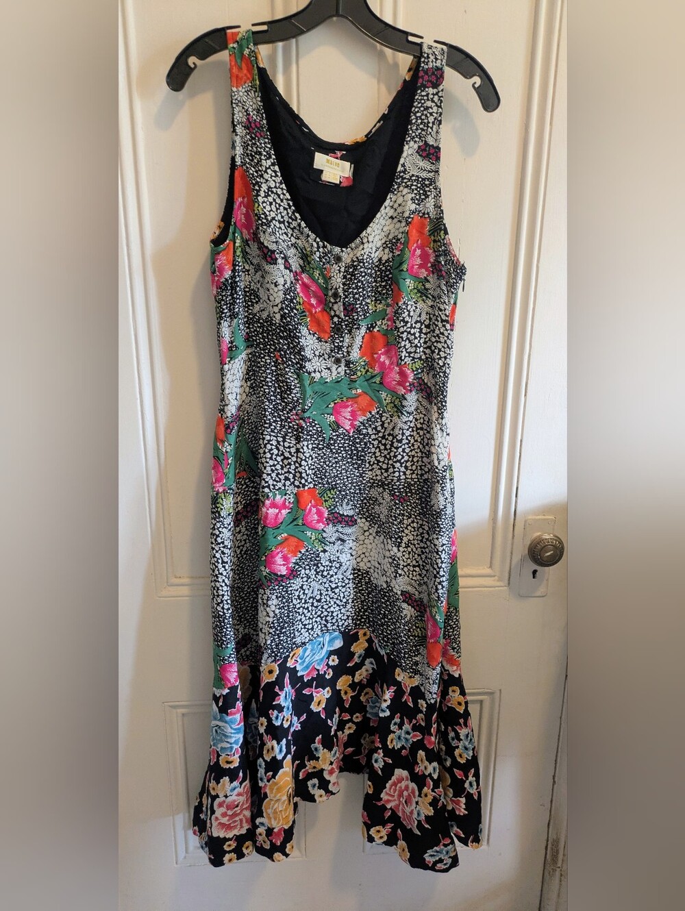 Maeve Floral Sleeveless Midi Dress